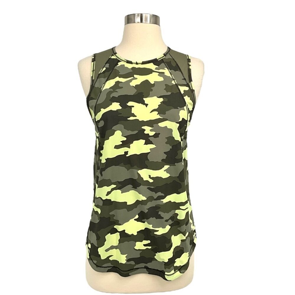 Lululemon Sculpt Tank Heritage 365 Camo Crispin Green Multi Medium Olive Size 6?